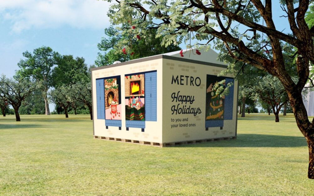 Metro booth 3D design